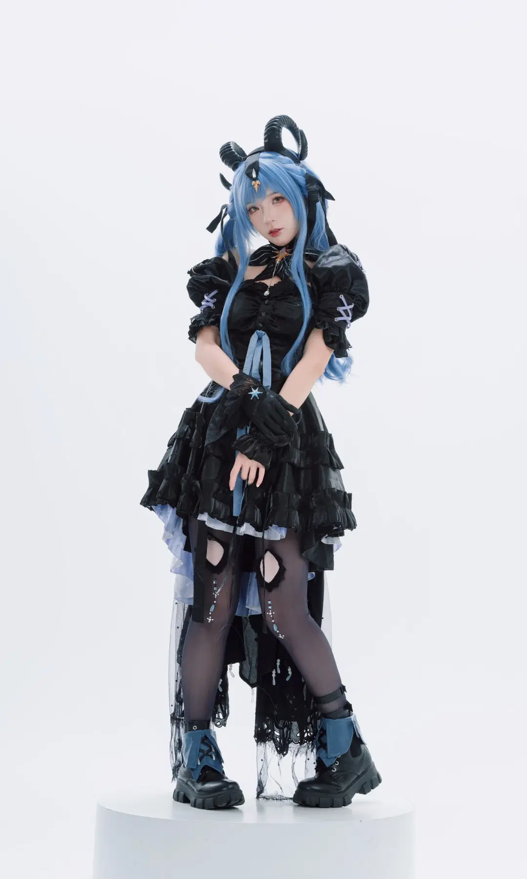 【豐川祥子cos】明日方舟×Ave Mujica的暗黑哥特造型 - TimeAfterTime - 第2張