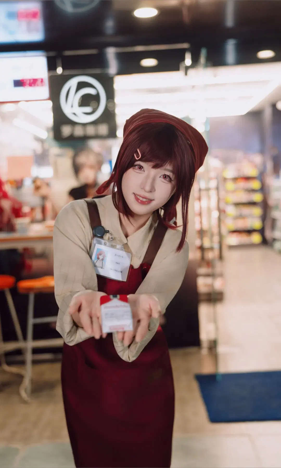 【山田小姐cos】便利店打工人日常的制服与黑丝穿搭 - TimeAfterTime - 第5张