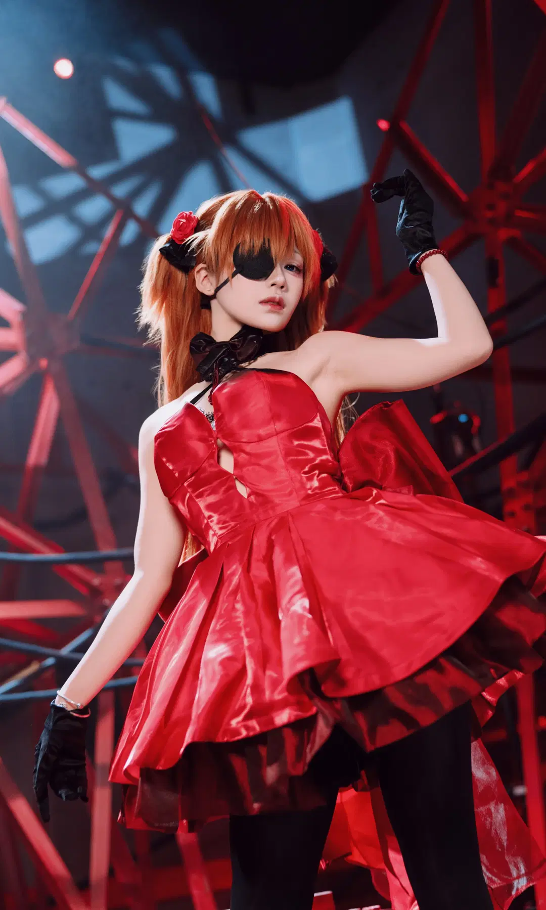 【明日香cos】新世紀福音戰士紅色舞臺風造型 - TimeAfterTime - 第4張