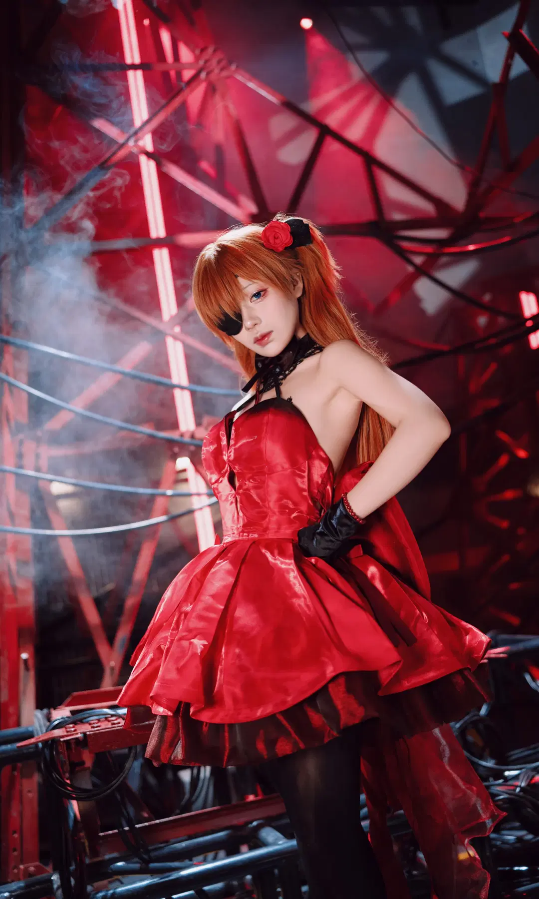 【明日香cos】新世紀福音戰士紅色舞臺風造型 - TimeAfterTime - 第5張