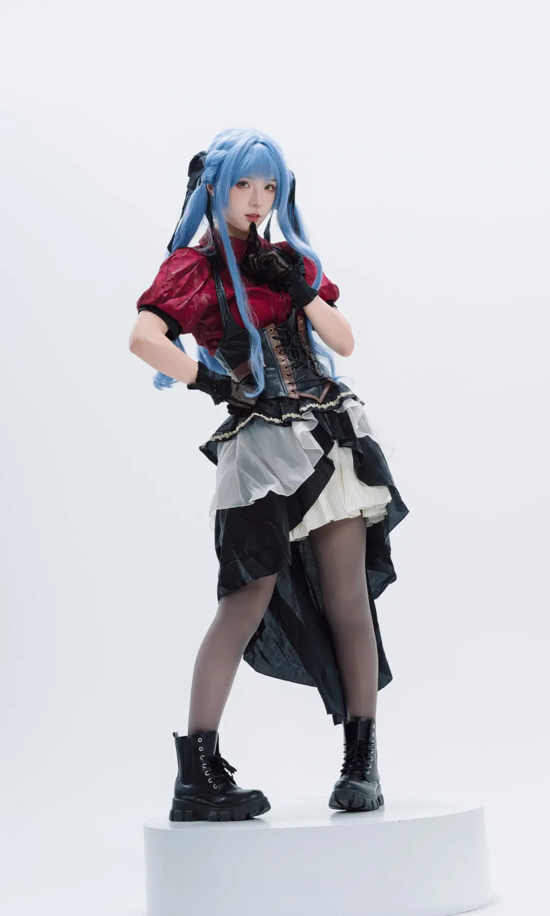 豊川祥子 コスプレ, Ave Mujica, ゴシック風, 黒ストッキング, MyGO