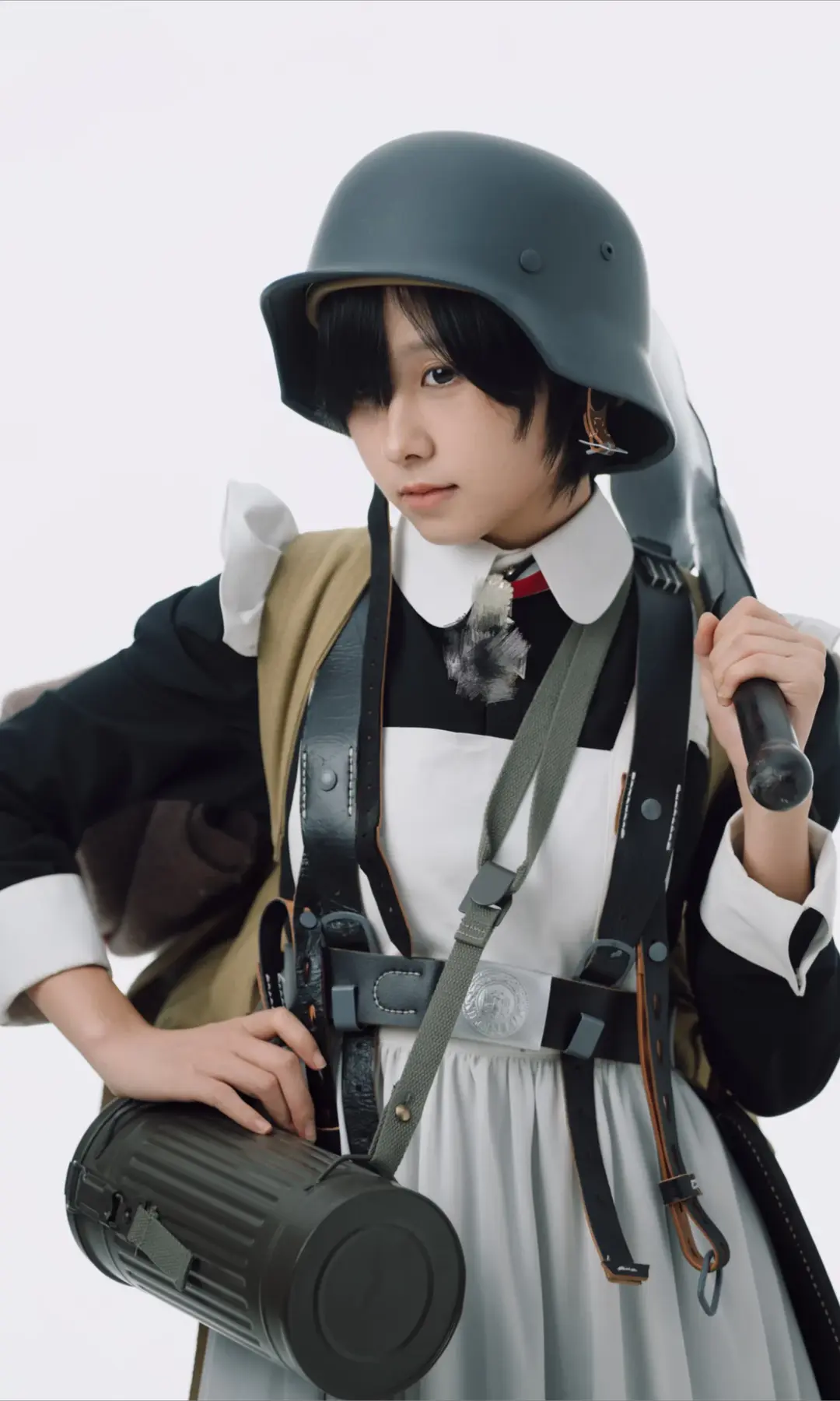 战术女仆, 战术娘, 战斗少女, 黑丝长筒靴, 战地风 - 第4张