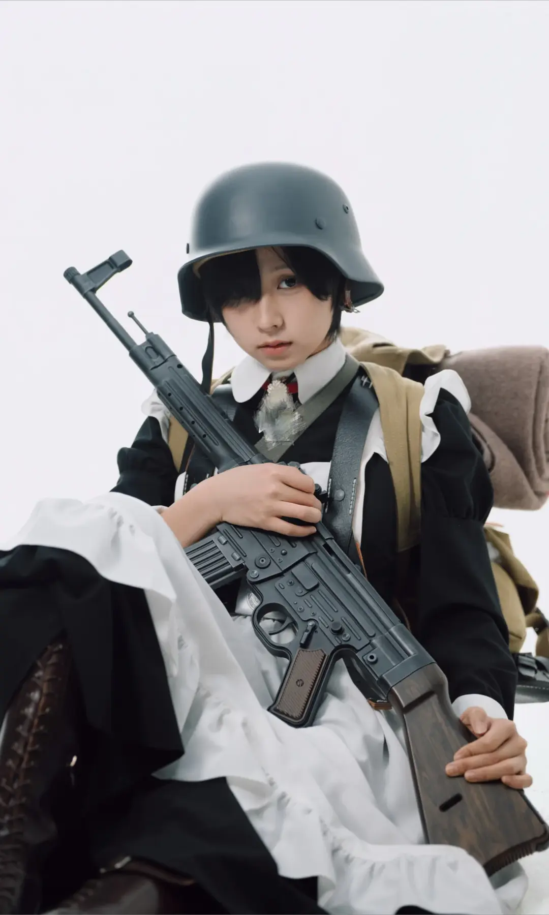 战术女仆, 战术娘, 战斗少女, 黑丝长筒靴, 战地风 - 第6张