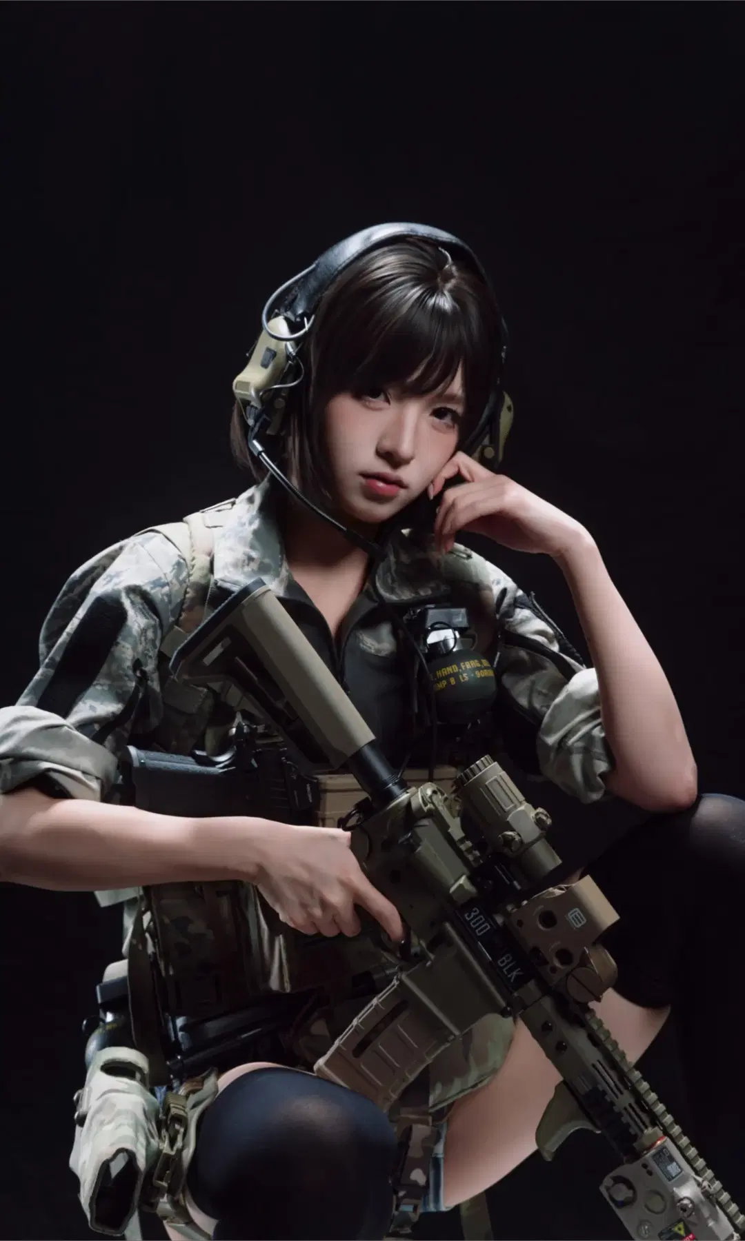 制服控, 戰術少女, 戰術娘, 戰術風裝備, 黑絲襪