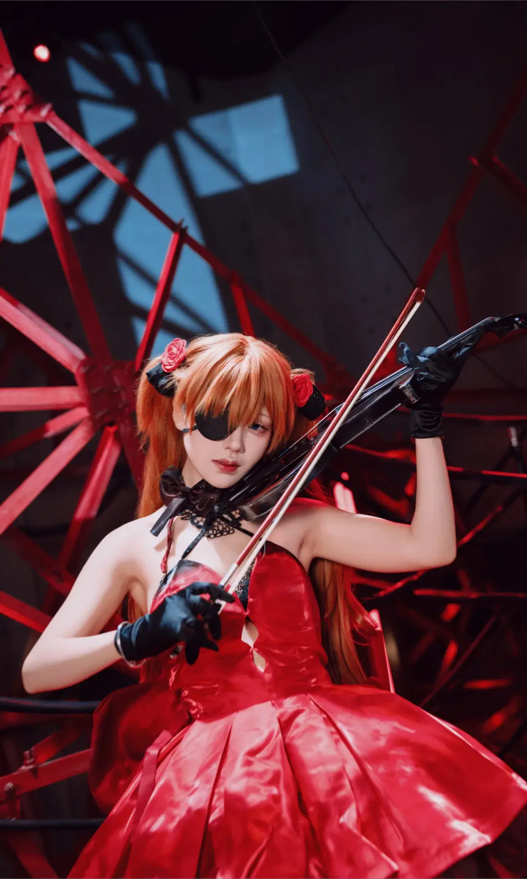 【Asuka Cosplay】Neon Genesis Evangelion Red Industrial Style Meets NIKKE Dark Aesthetics by TimeAfterTime - Image 5