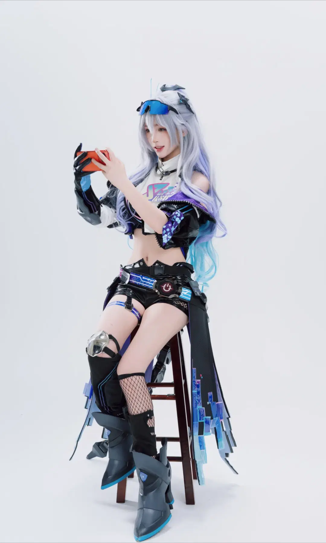 [Silver Wolf cosplay] Honkai: Star Rail Sweet and Cool Techwear Selfie Record by TimeAfterTime - Image 3