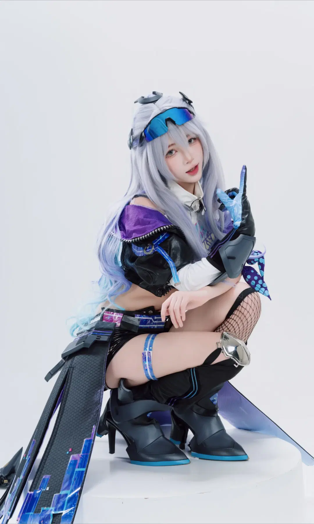 [Silver Wolf cosplay] Honkai: Star Rail Sweet and Cool Techwear Selfie Record by TimeAfterTime - Image 5