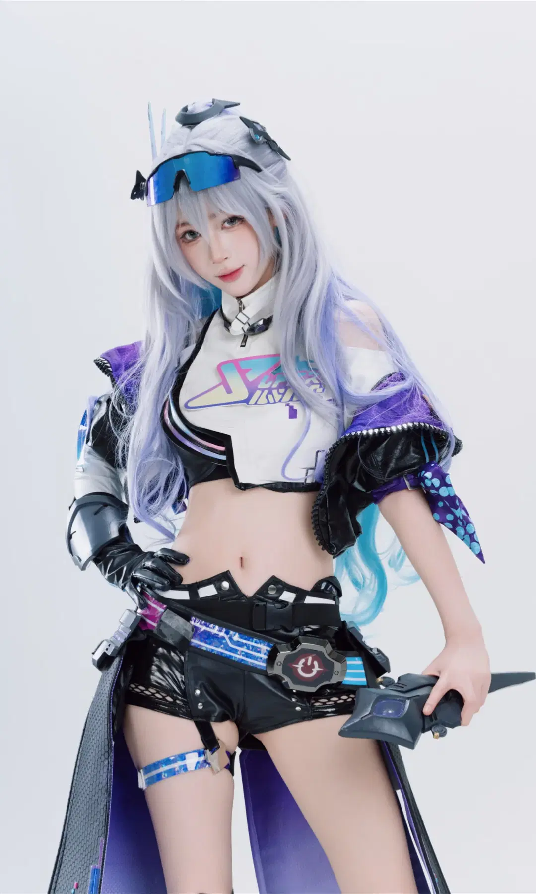 [Silver Wolf cosplay] Honkai: Star Rail Sweet and Cool Techwear Selfie Record by TimeAfterTime - Image 6