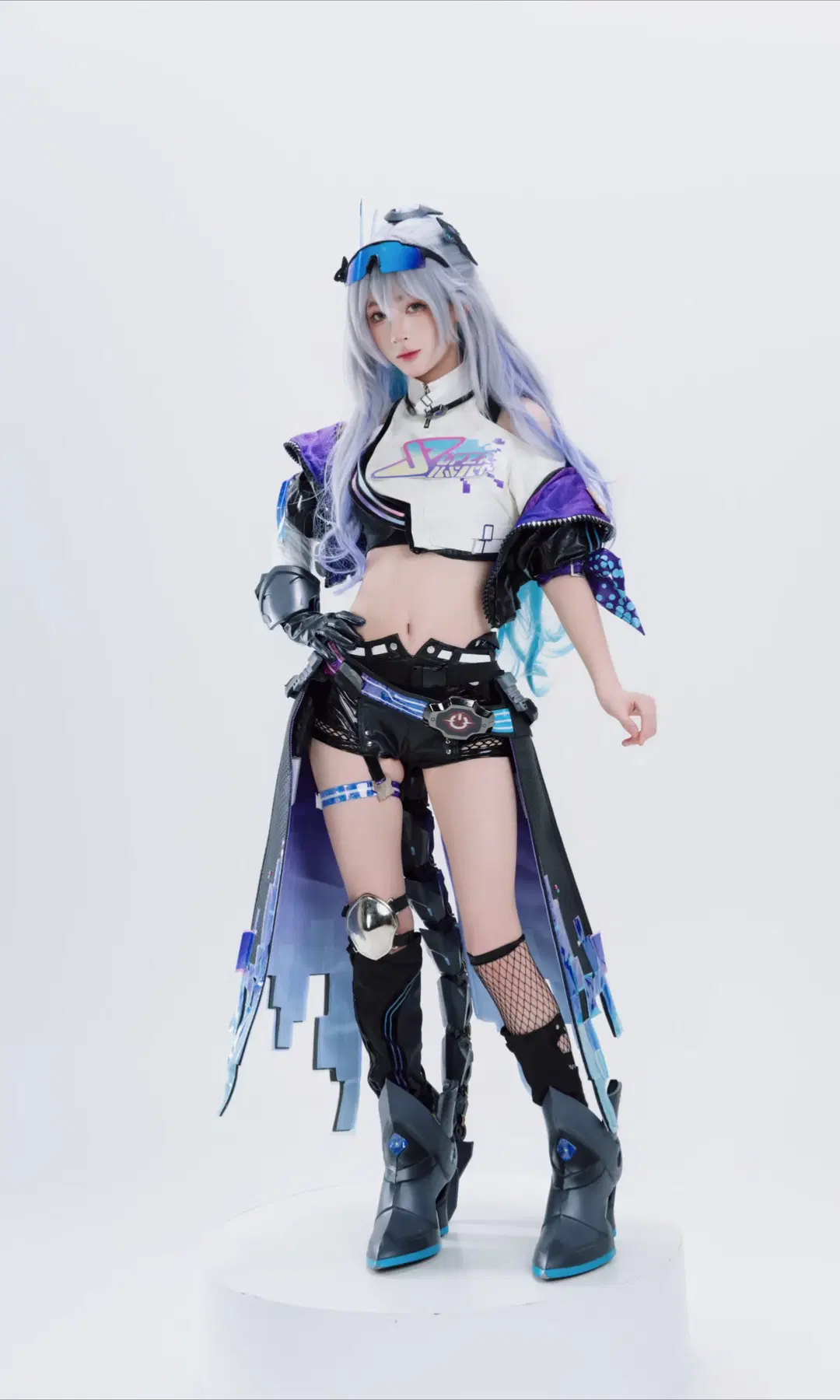 [Silver Wolf cosplay] Honkai: Star Rail Sweet and Cool Techwear Selfie Record by TimeAfterTime - Image 7