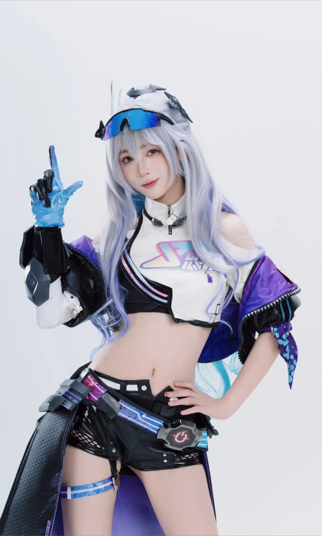 [Silver Wolf cosplay] Honkai: Star Rail Sweet and Cool Techwear Selfie Record by TimeAfterTime - Image 8
