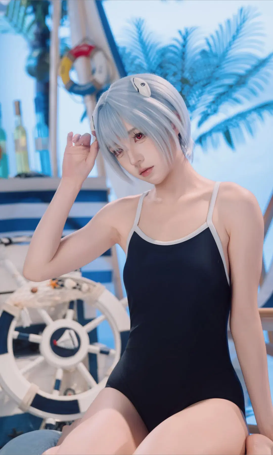 【綾波麗cos】新世紀福音戰士的夏日清涼海灘 - TimeAfterTime - 第8張