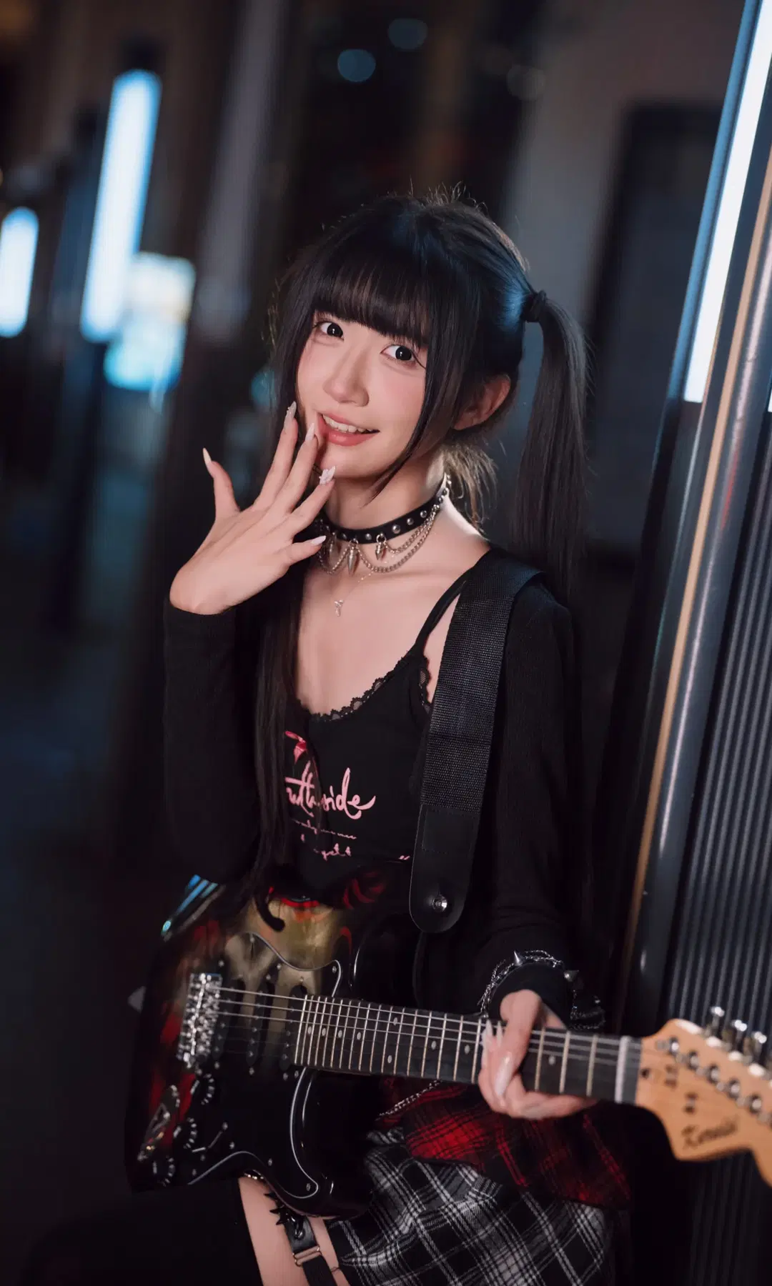 【VTuberコスプレ】ナイトシティのパンクロック少女：『サイバーパンク2077』ストリートスナップ - TimeAfterTime - 4枚目