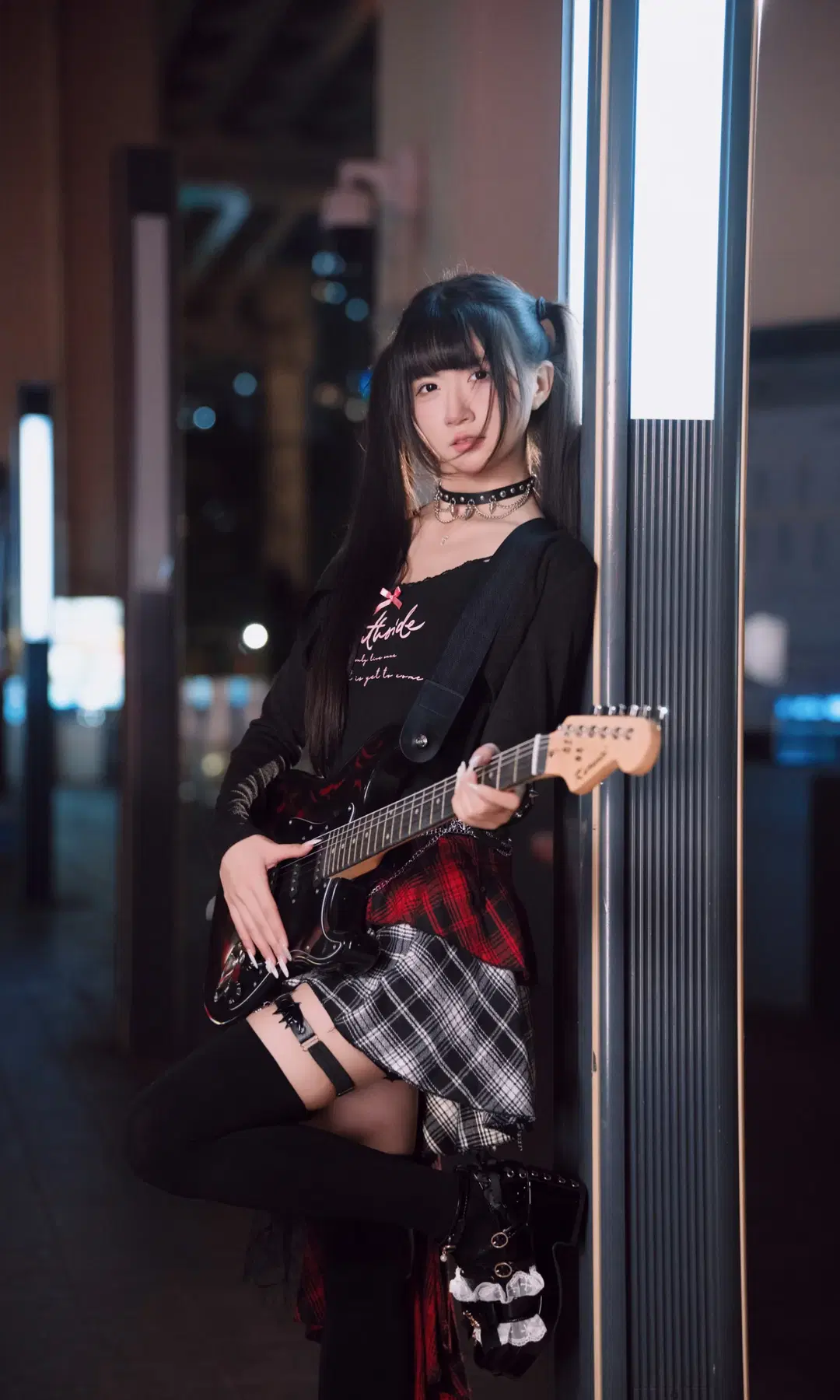 【VTuberコスプレ】ナイトシティのパンクロック少女：『サイバーパンク2077』ストリートスナップ - TimeAfterTime - 8枚目