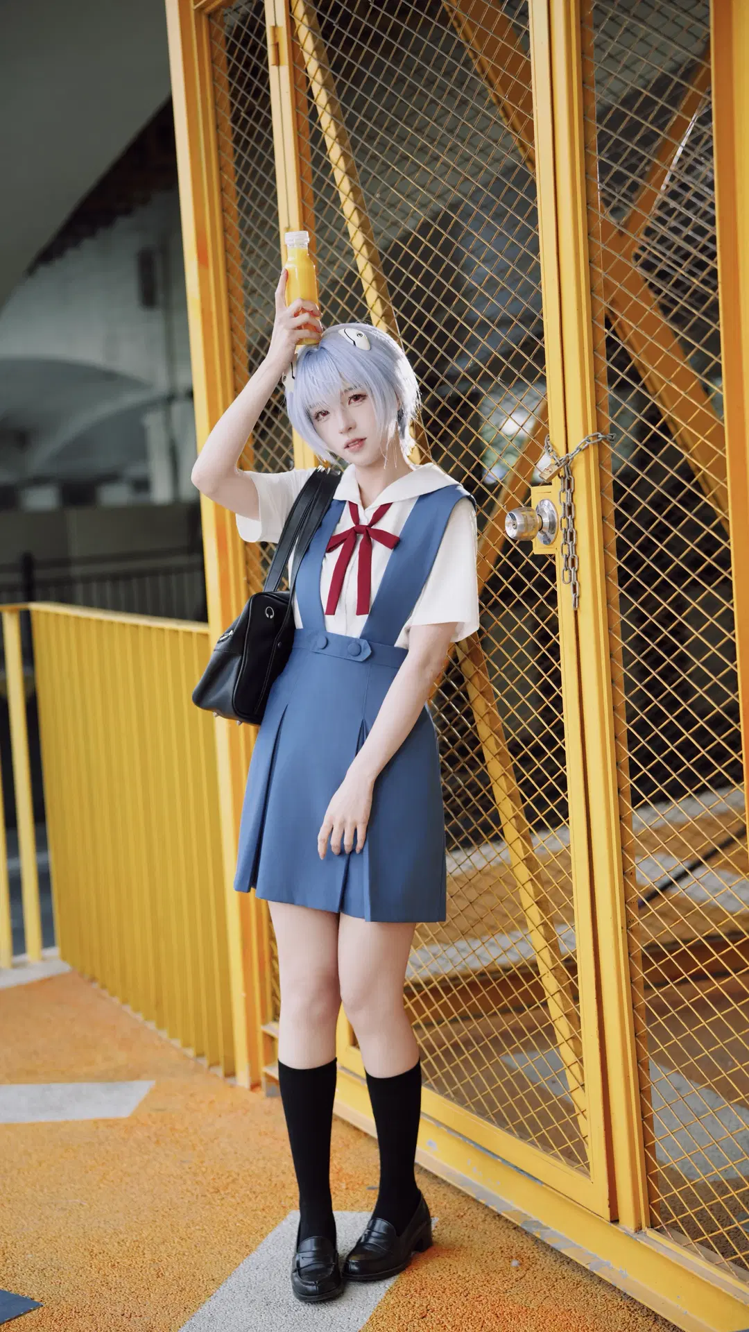 绫波丽cos, EVA, 新世纪福音战士, cosplay场照, 黑丝袜