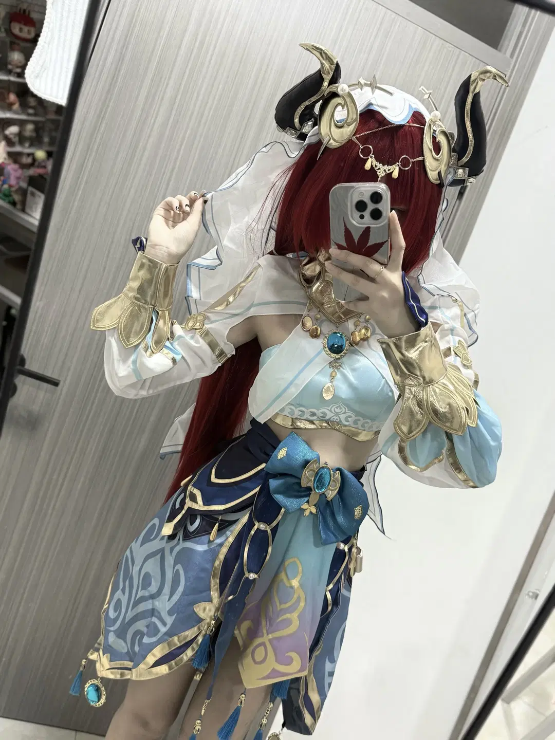 【ニィロウ コスプレ】『原神』スメールの青と金が織りなす舞踏衣装、細部までこだわり抜いた再現 - 小团雀 - 2枚目