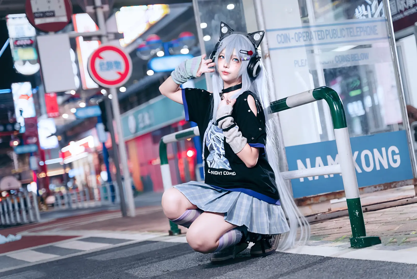 cosplay, 自由行, 暗黑哥特風, 廣州CICF漫展, 網眼襪 - 第7張