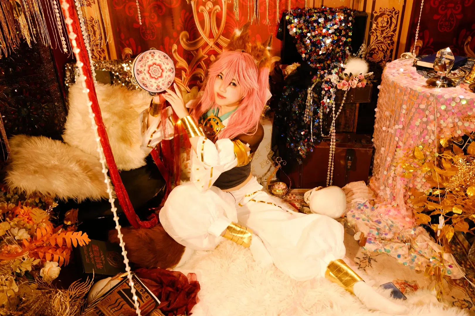 [Tamamo no Mae cosplay] Fate Mythological Mystic Code of the Sun, Tamamo-no-Mae's gorgeous debut by 萧晓雾 - Image 2