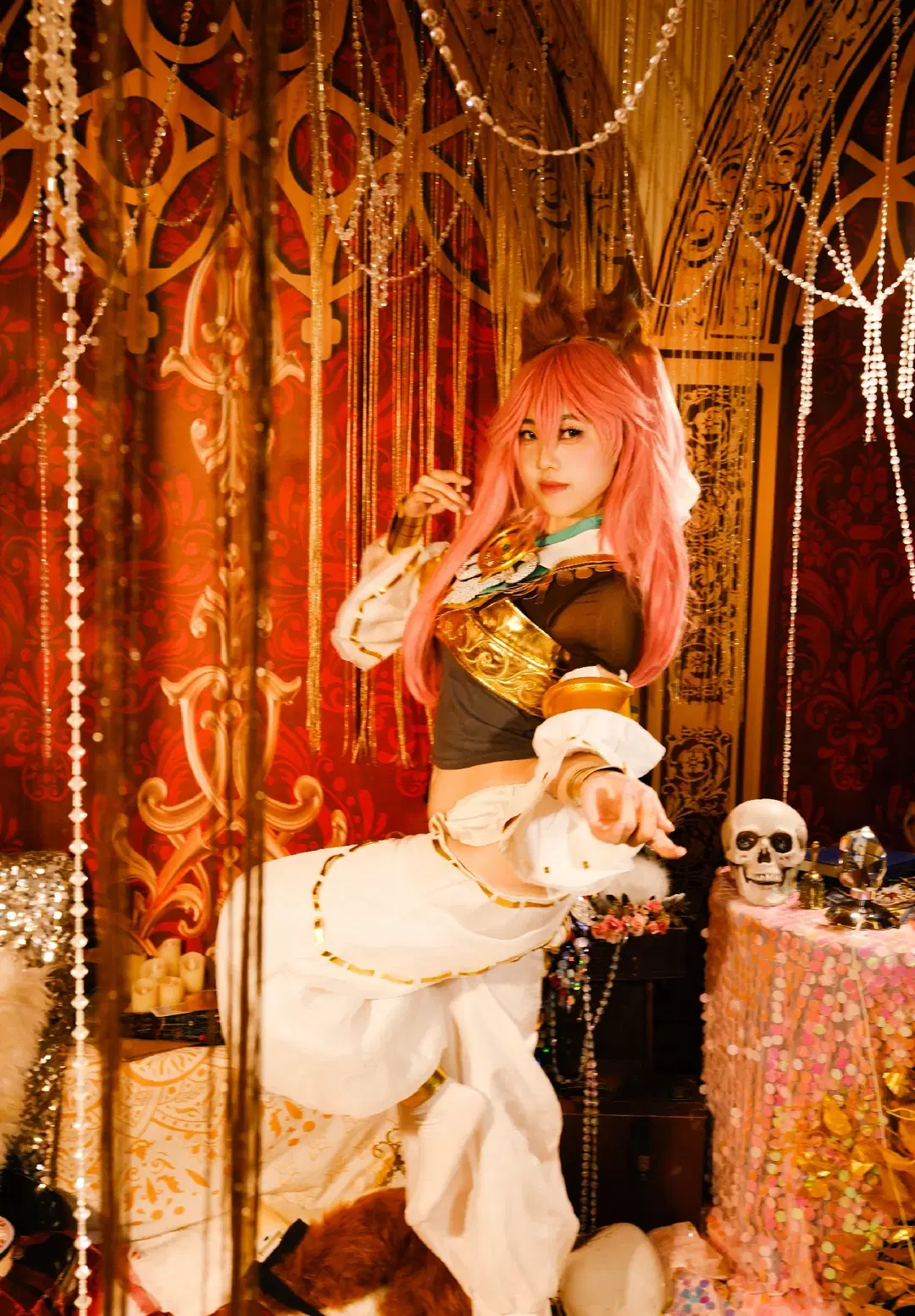 [Tamamo no Mae cosplay] Fate Mythological Mystic Code of the Sun, Tamamo-no-Mae's gorgeous debut by 萧晓雾 - Image 6