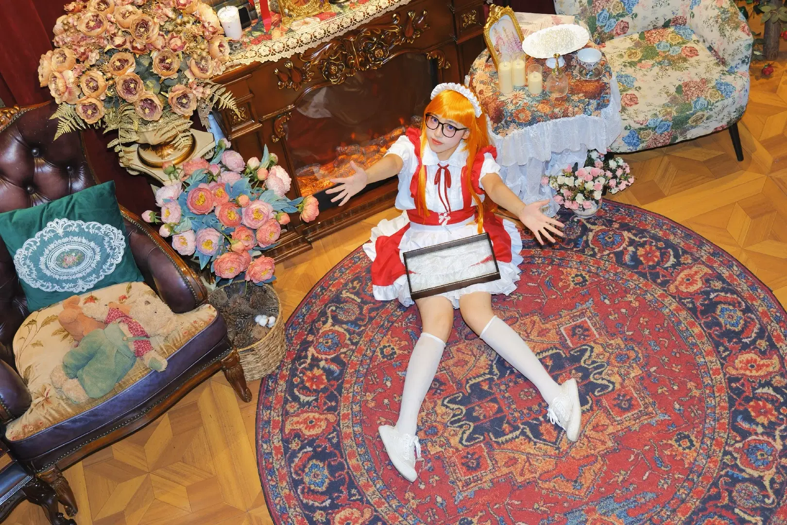 【佐仓双叶cos】女神异闻录5怪盗咖啡厅女仆日常 - 萧晓雾 - 第3张