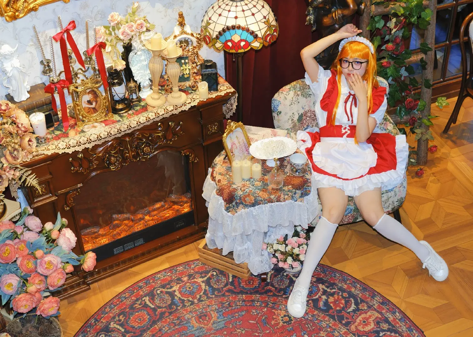 【佐仓双叶cos】女神异闻录5怪盗咖啡厅女仆日常 - 萧晓雾 - 第4张