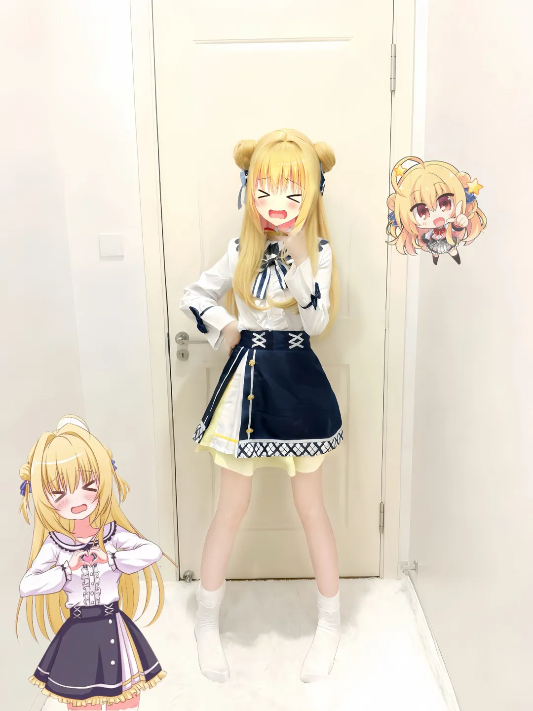 cos试衣, 和泉妃爱cos, 常轨脱离creative, 水手服cos, 妹系cos - 第3张