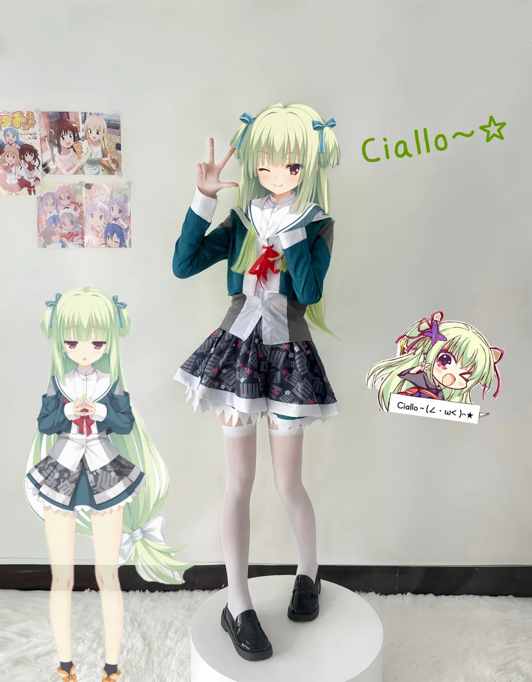 柚子社, 白丝, 水手服, 丛雨cos, 千恋万花 - 第1张