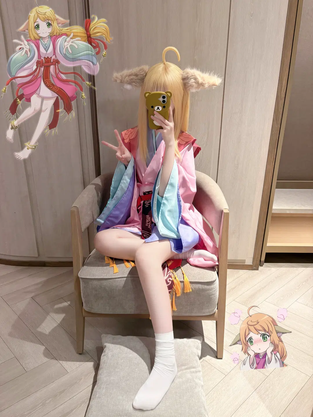 cosplay, Fox Spirit Matchmaker, Animal ears, Tushan Susu cosplay, White socks