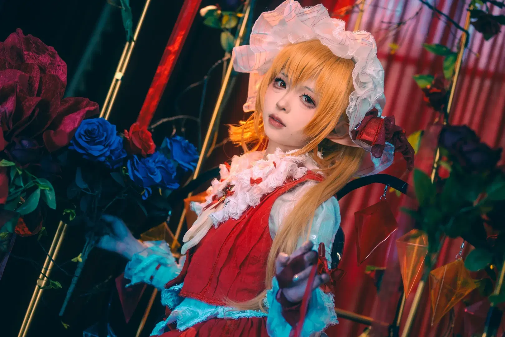 【芙蘭朵露cos】東方Project紅魔館的哥特童話風正片 - 还不够安艺 - 第4張
