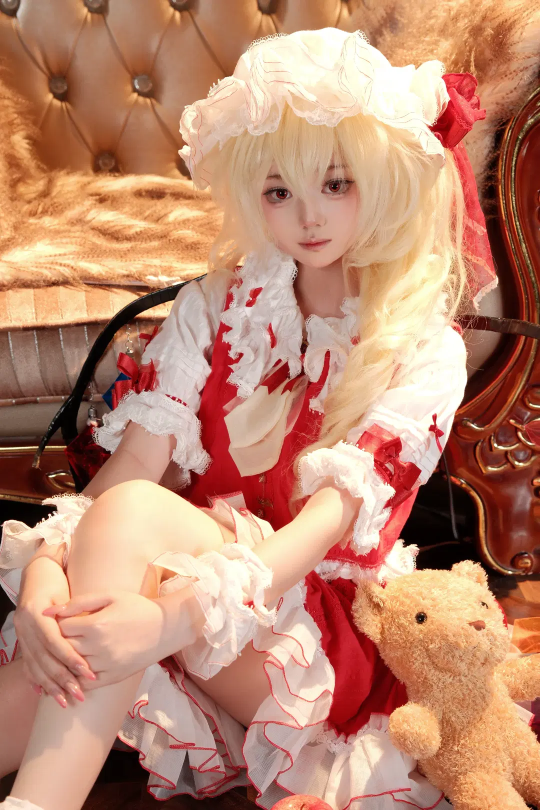 [Flandre Scarlet Cosplay] The Scarlet Devil of Embodiment of Scarlet Devil, Creating a Retro Gothic Tea Party by WIFI（接正片 - Image 2