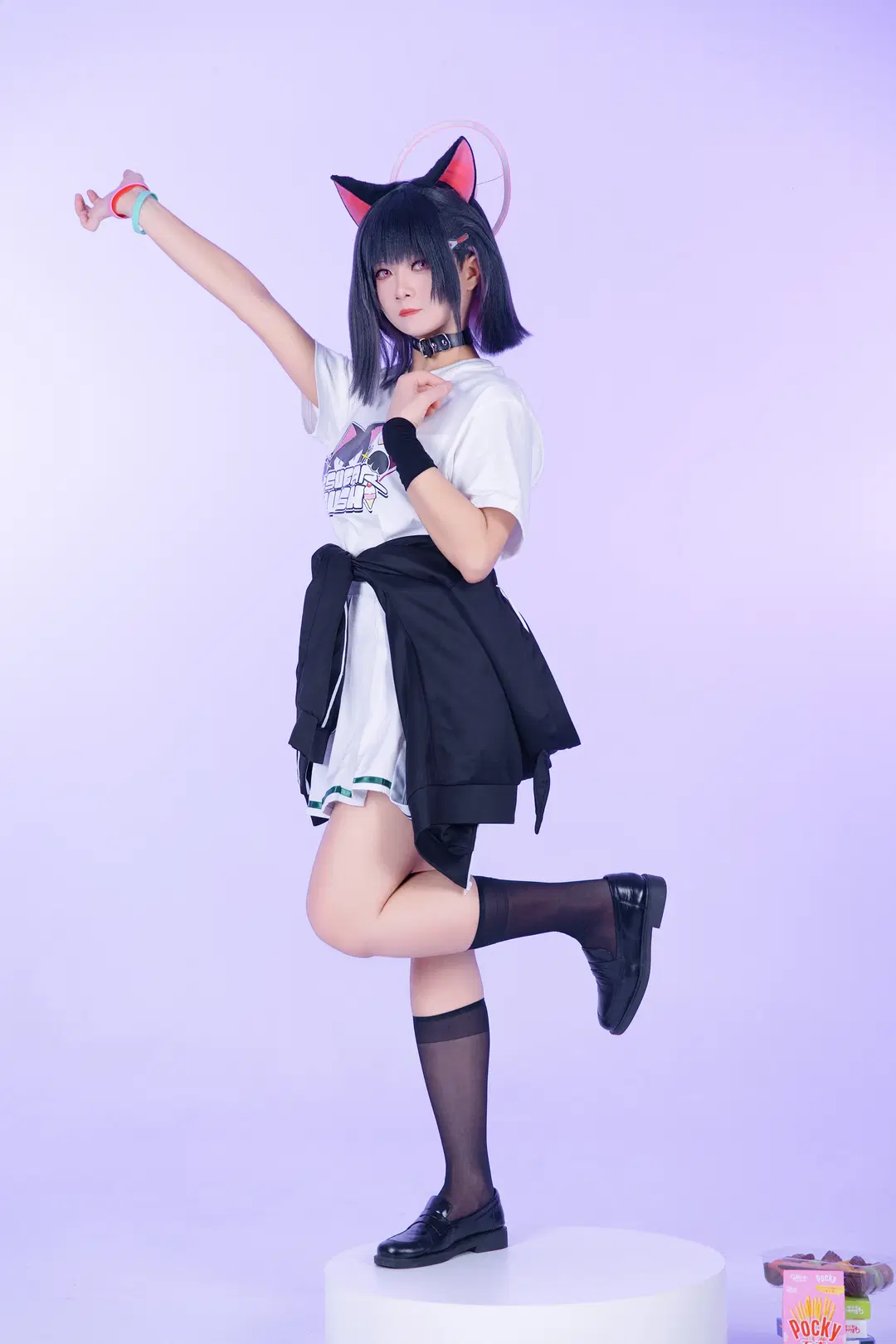 杏山和纱cos，蔚蓝档案主唱排练中的糖分补给 - 古明地_小石 - 第5张