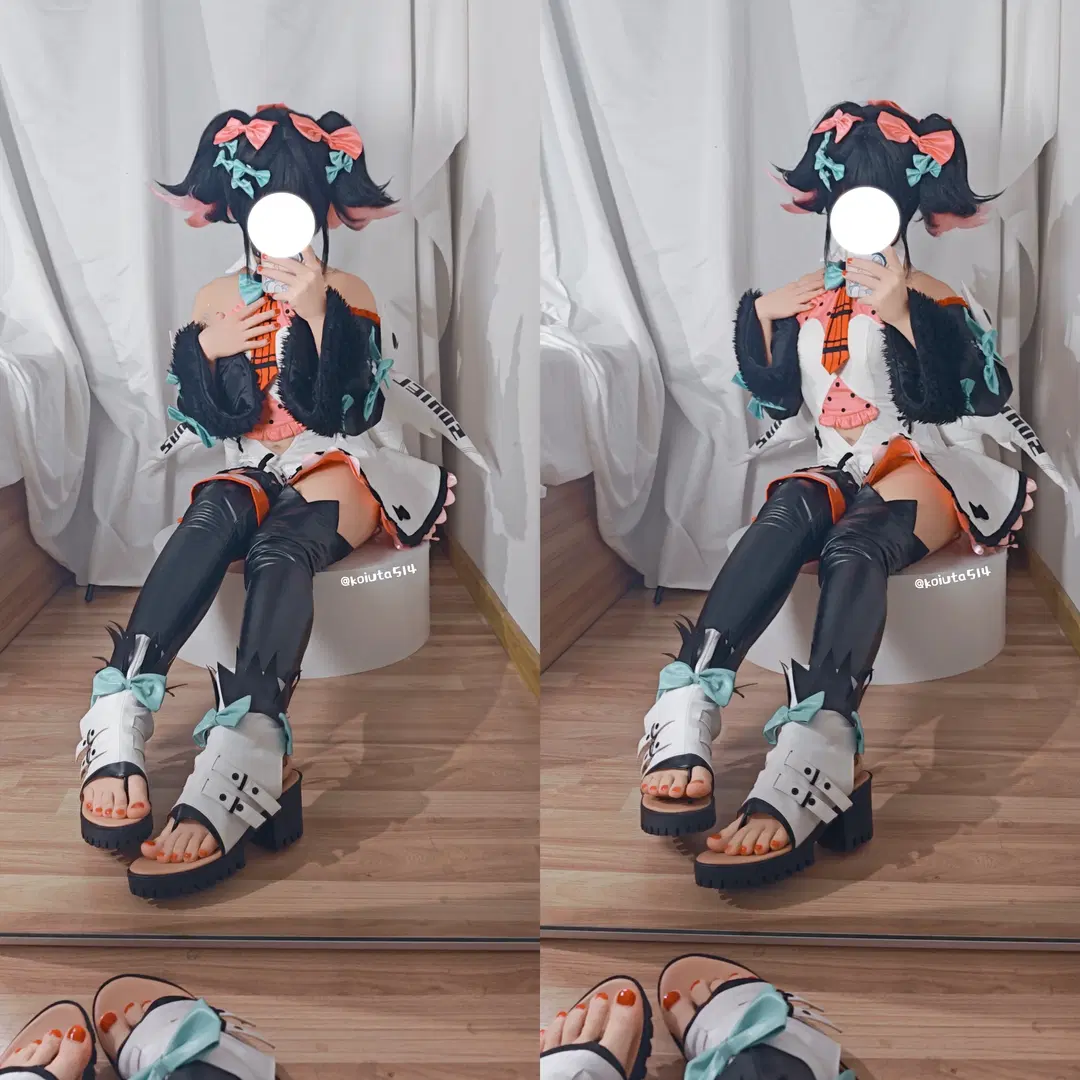 【南宫羽cos】绝区零妄想天使的对镜自拍 - 古明地_小石 - 第2张