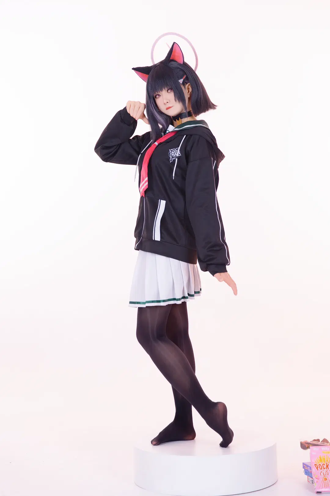 【杏山和纱cos】蔚蓝档案白棚里的休闲猫娘 - 古明地_小石 - 第3张
