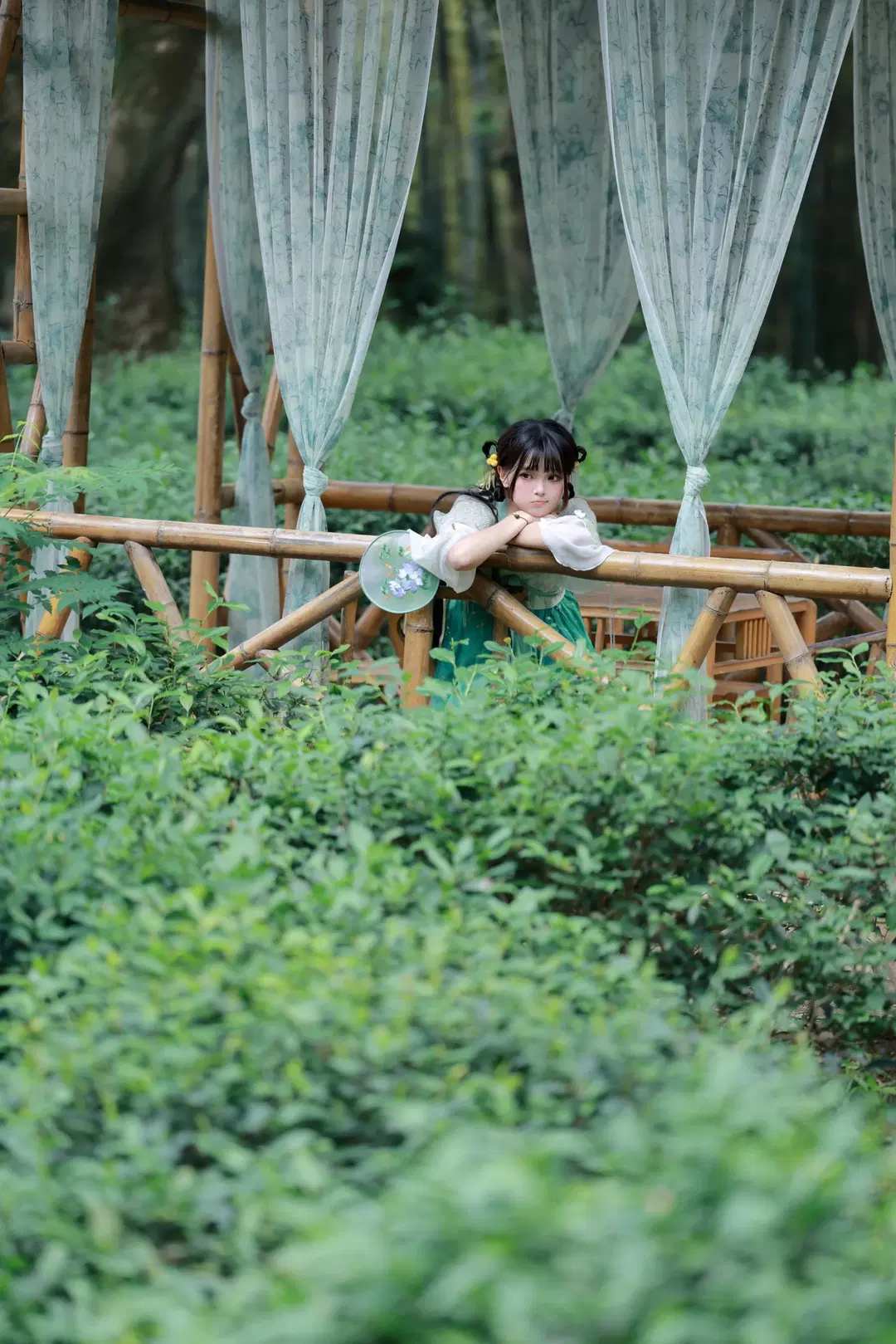 [Lin Miaomiao cosplay] Quirky Little Junior Sister: A First Ancient-Style Experience in the Bamboo Grove by 晨星 - Image 11