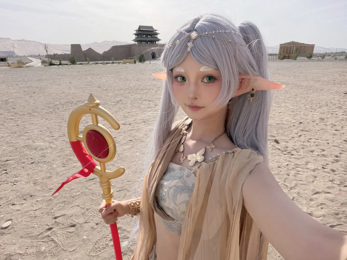 【芙莉蓮cos】敦煌沙丘上的異域風情旅拍 - 晨星 - 第2張
