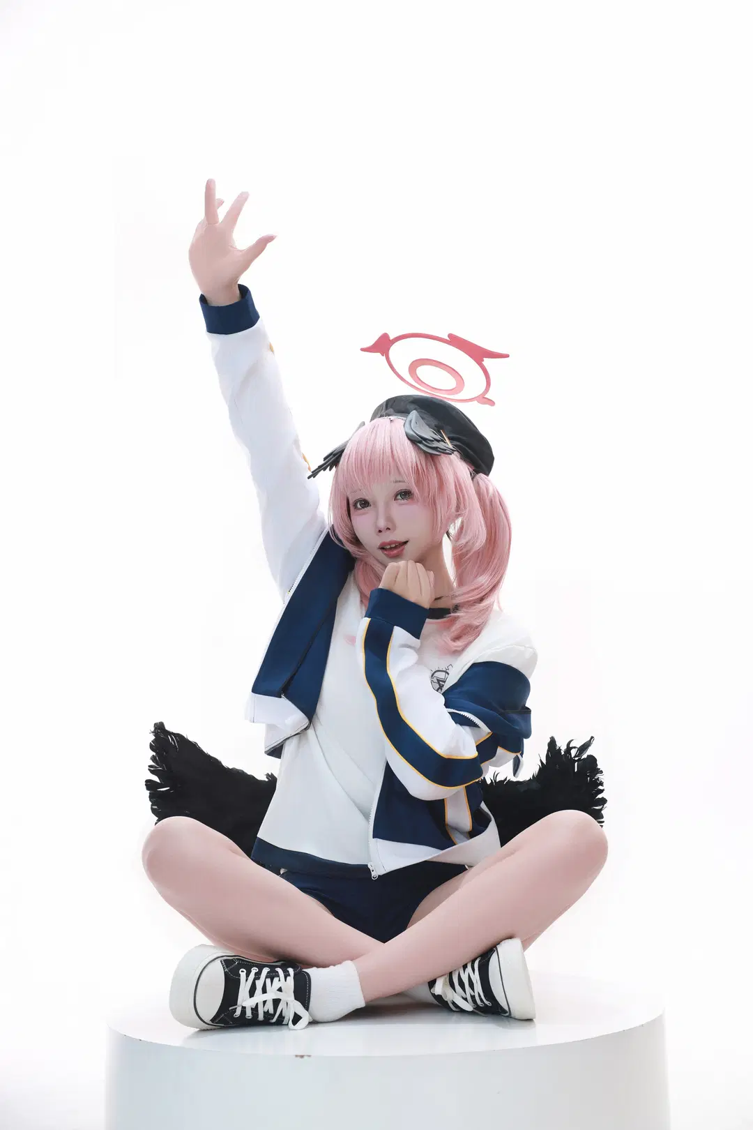【Shimoe Koharu cosplay】Blue Archive Gymnastics Uniform White Studio Photography Log by 一只豆沙团子 - Image 2
