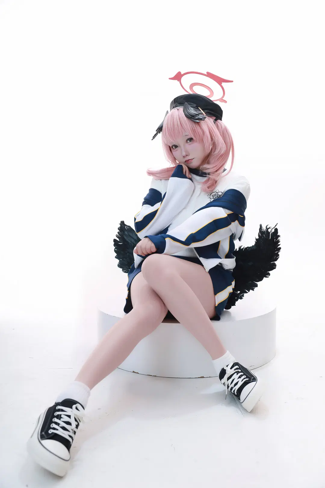 ブルーアーカイブ, 下江コハル コスプレ, 二次元コスプレ, 白ホリ撮影, 体操服コスプレ