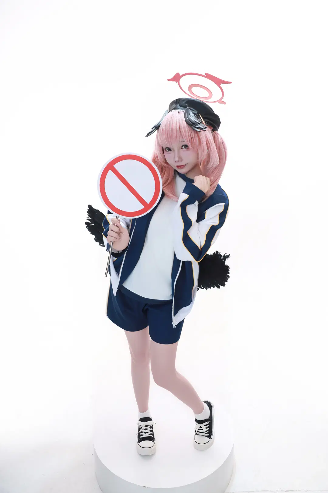 【下江小春cos】蔚蓝档案体操服2.0的姿势进阶练习 - 一只豆沙团子 - 第2张