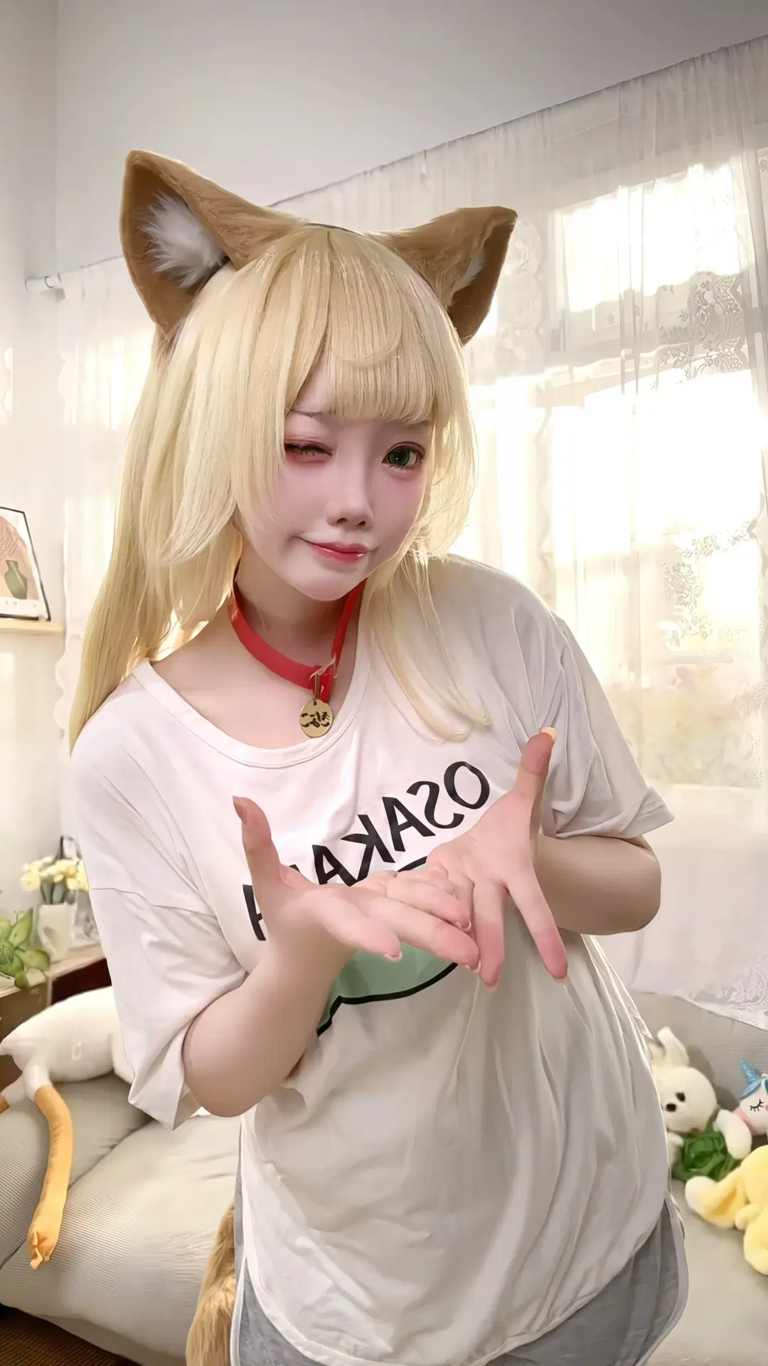 二次元cos, 黄豆粉cos, 兽耳, 萌系cos, 猫cos