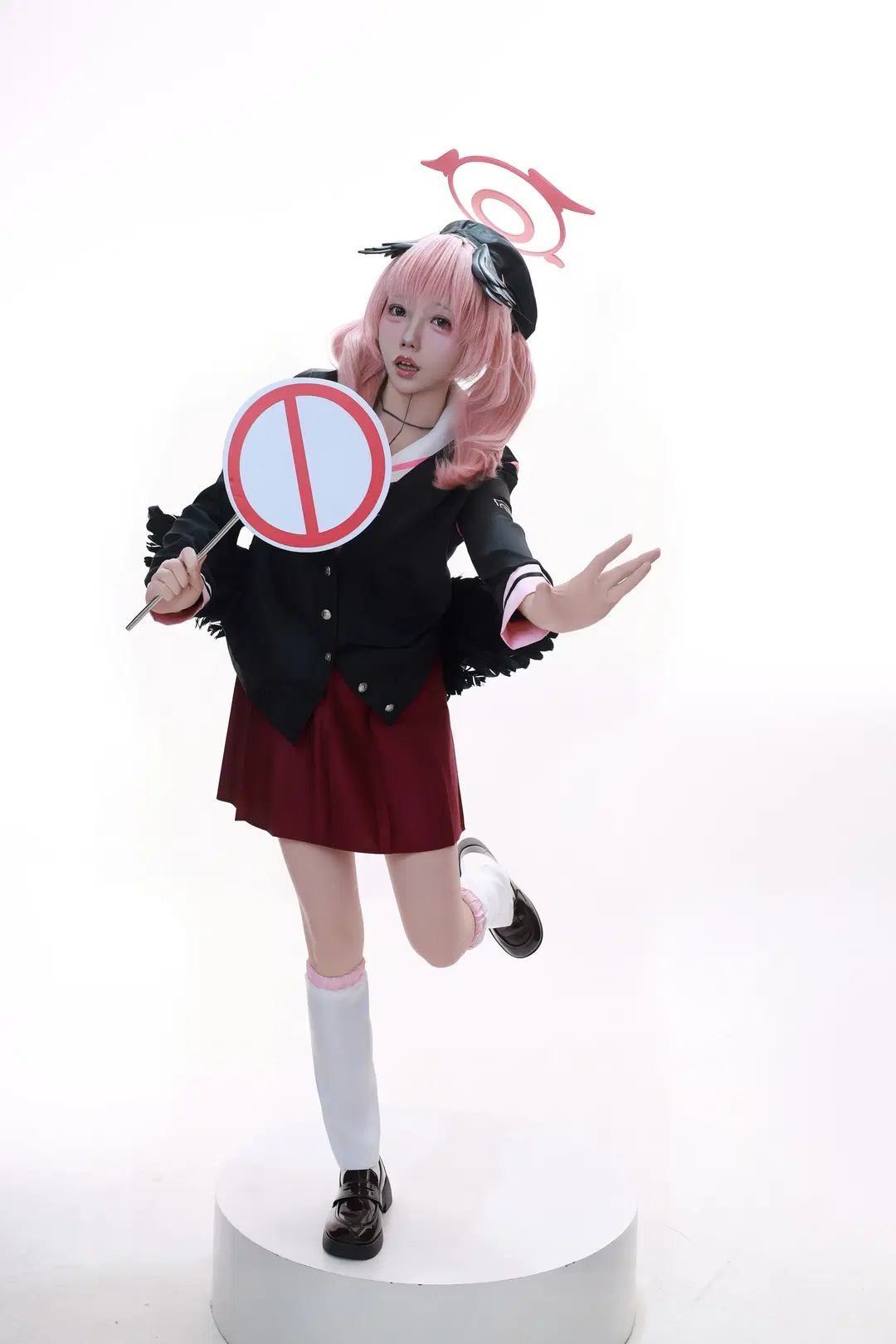 【Shimoe Koharu cosplay】Blue Archive Koharu's Uniform and Halo Photoshoot Log by 一只豆沙团子 - Image 2