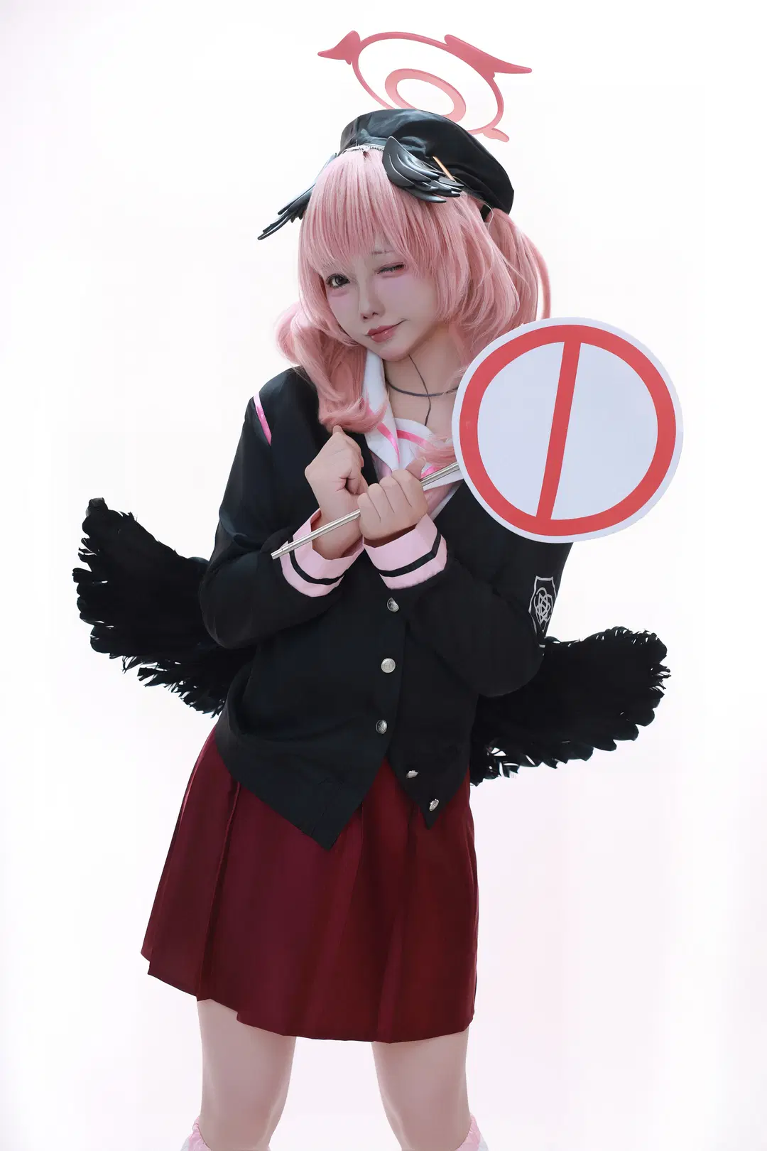 【Shimoe Koharu cosplay】Blue Archive Koharu's Uniform and Halo Photoshoot Log by 一只豆沙团子 - Image 3