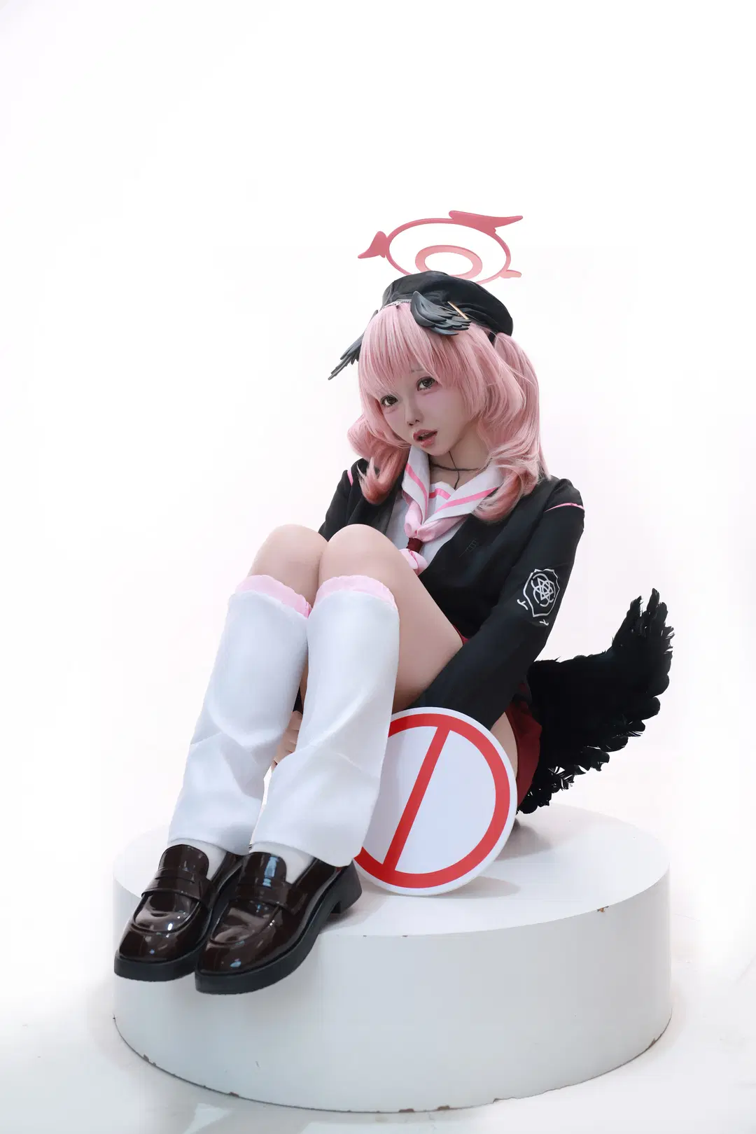 【Shimoe Koharu cosplay】Blue Archive Koharu's Uniform and Halo Photoshoot Log by 一只豆沙团子 - Image 4