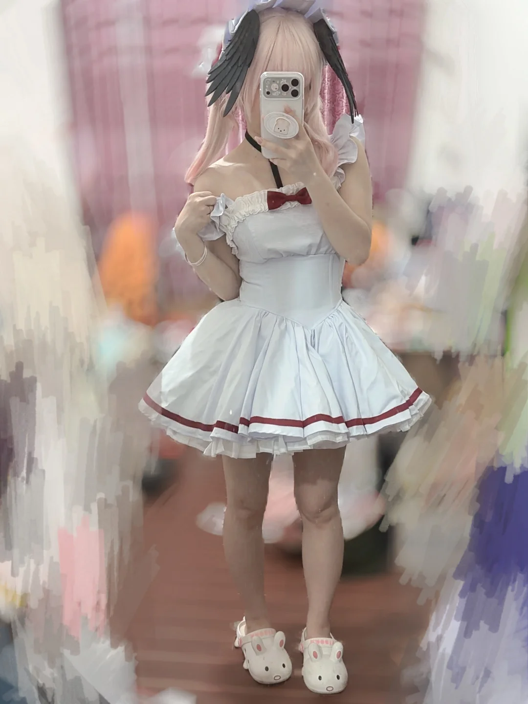【下江小春cos】蔚蓝档案泳装的夏日感很足 - 蛙蛙 - 第2张