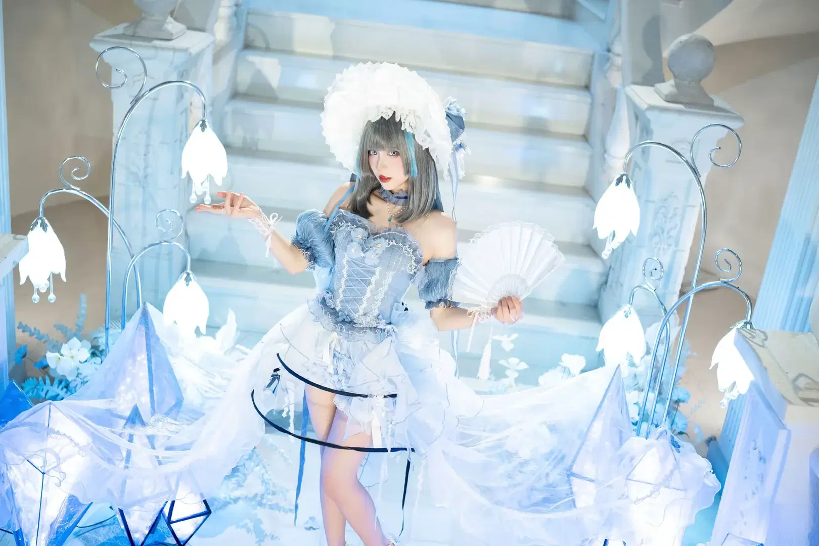 [Cheshire Cosplay] Dreamy Collision of Blue Lolita and the Blue Sky Photobook by 青空（棚拍版） - Image 2