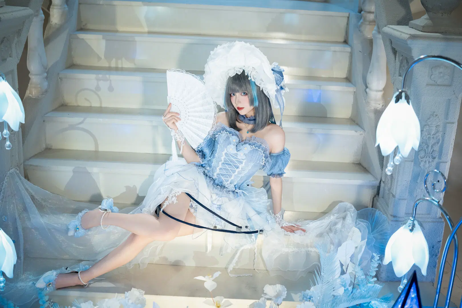 二次元, cosplay, 柴郡cos, 丝袜, 青空摄影集