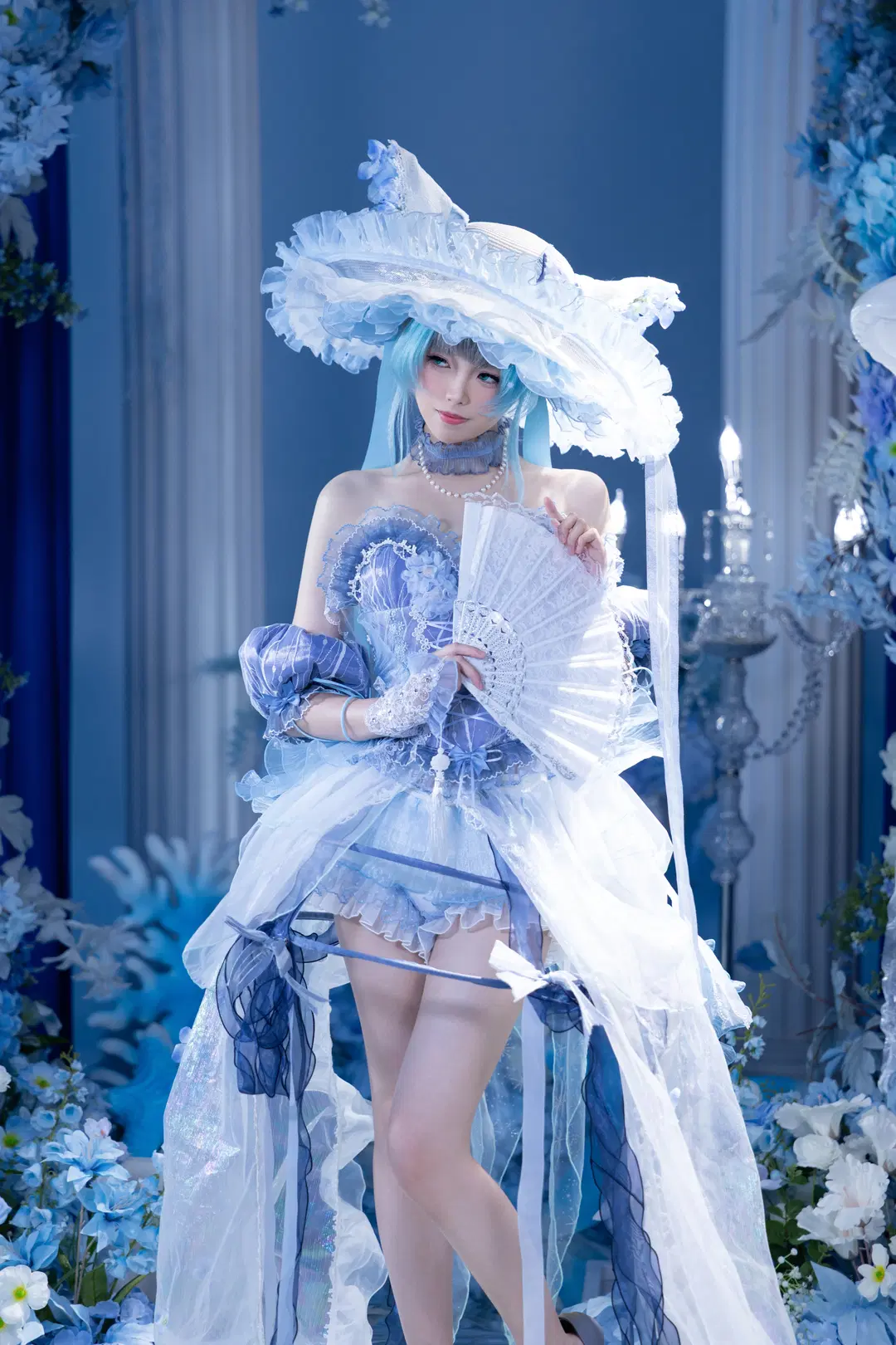 柴郡cos, 碧蓝航线, 二次元cosplay, 洛丽塔洋装, 青空摄影集