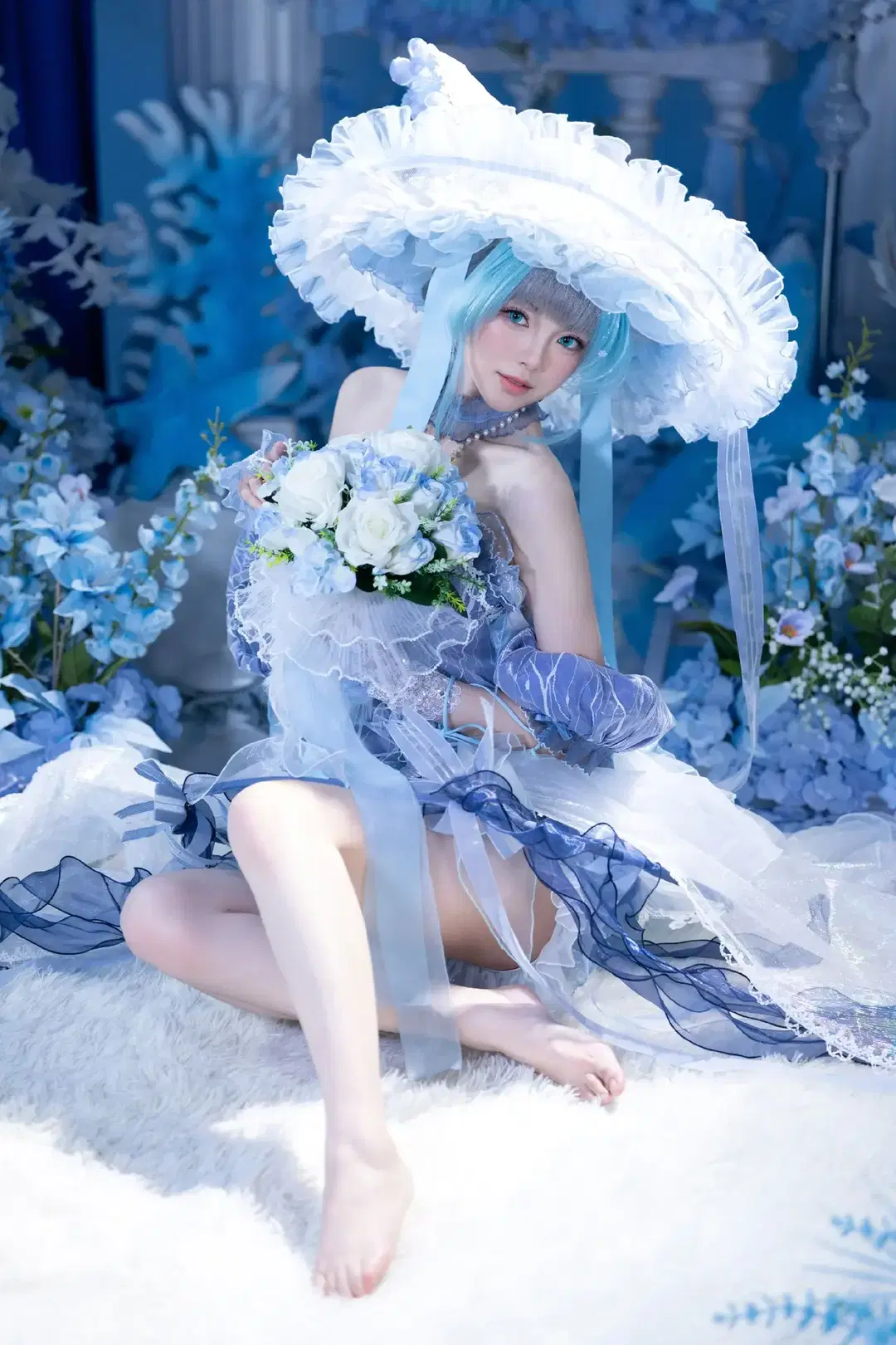 [Cheshire Cosplay] The Gorgeous and Elegant Ojou-sama of Azur Lane: Garden Tea Party Photoshoot by 青空（棚拍版） - Image 2