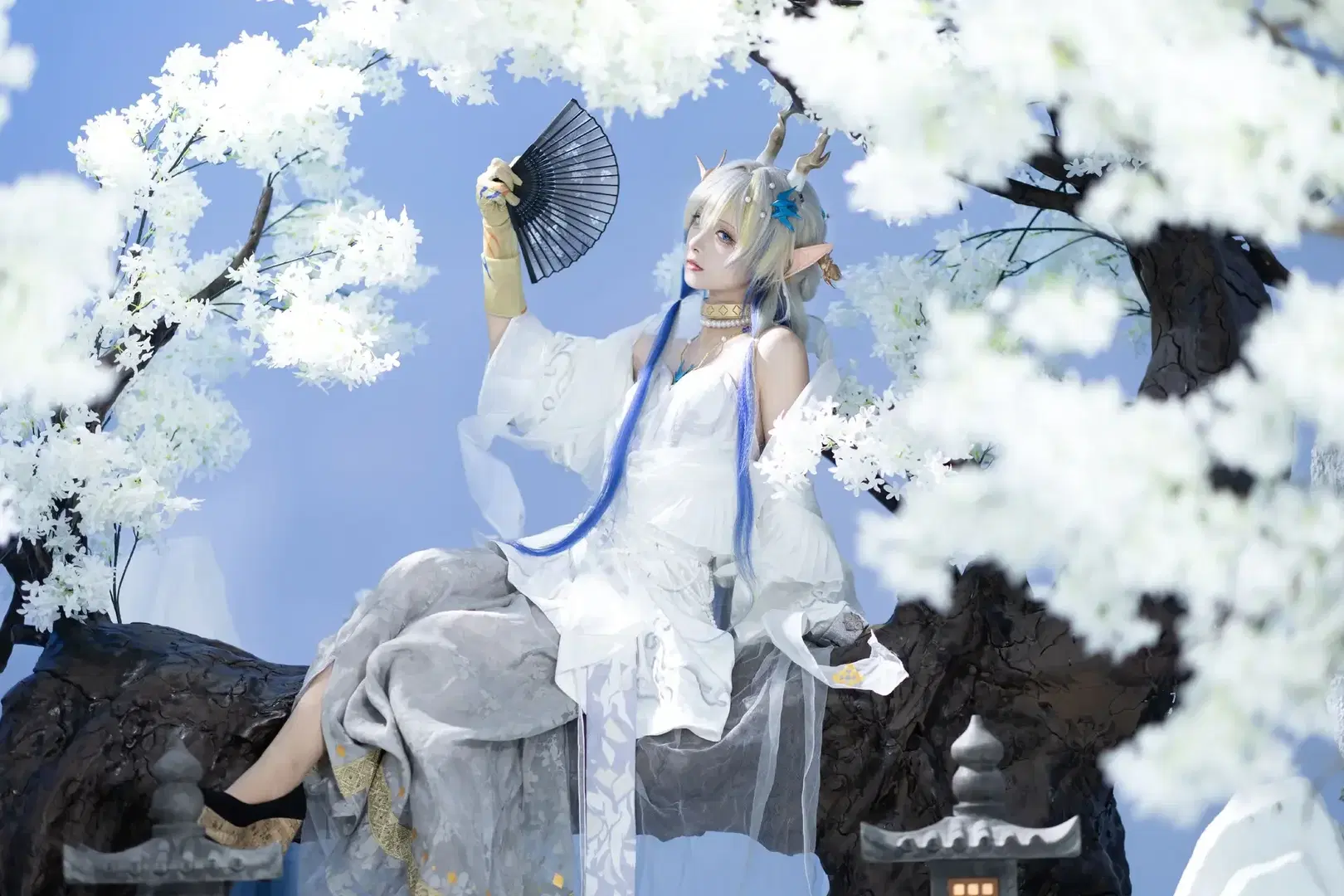 【黍cos】明日方舟音律联觉，青空下的拍摄分享 - 青空（棚拍版） - 第4张