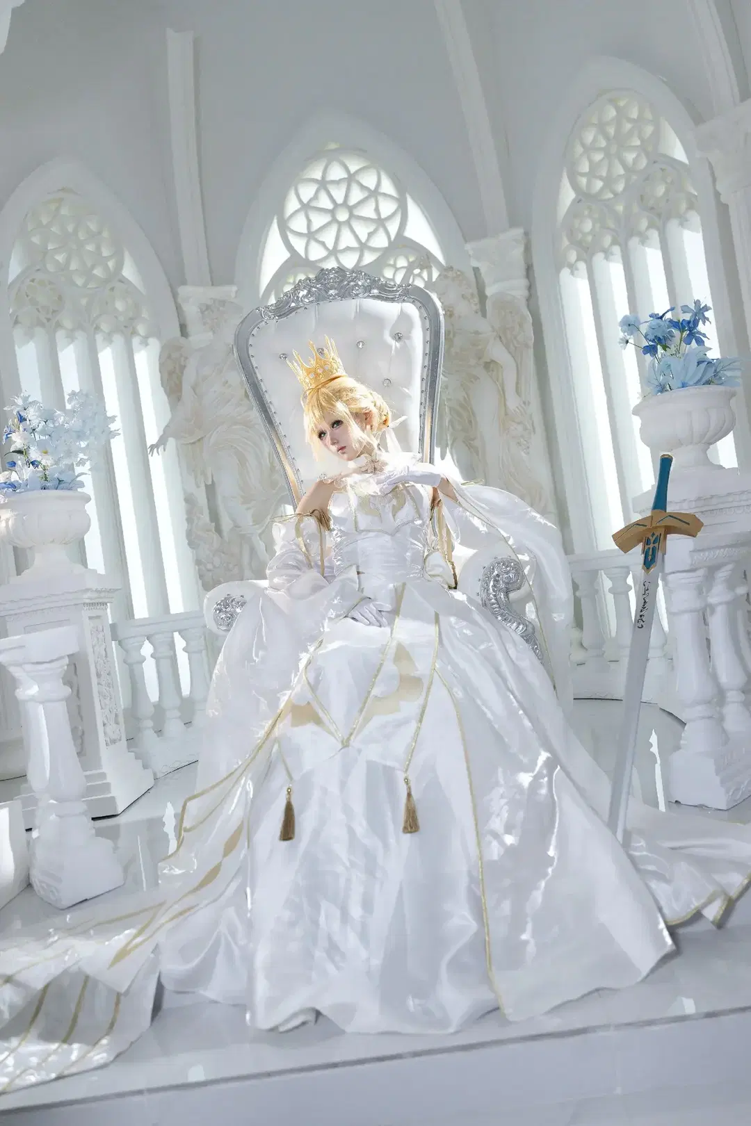 [Grand Saber Altria cosplay] FGO Grand Saber Jingkong Photobook Shoot Record by 青空（棚拍版） - Image 2