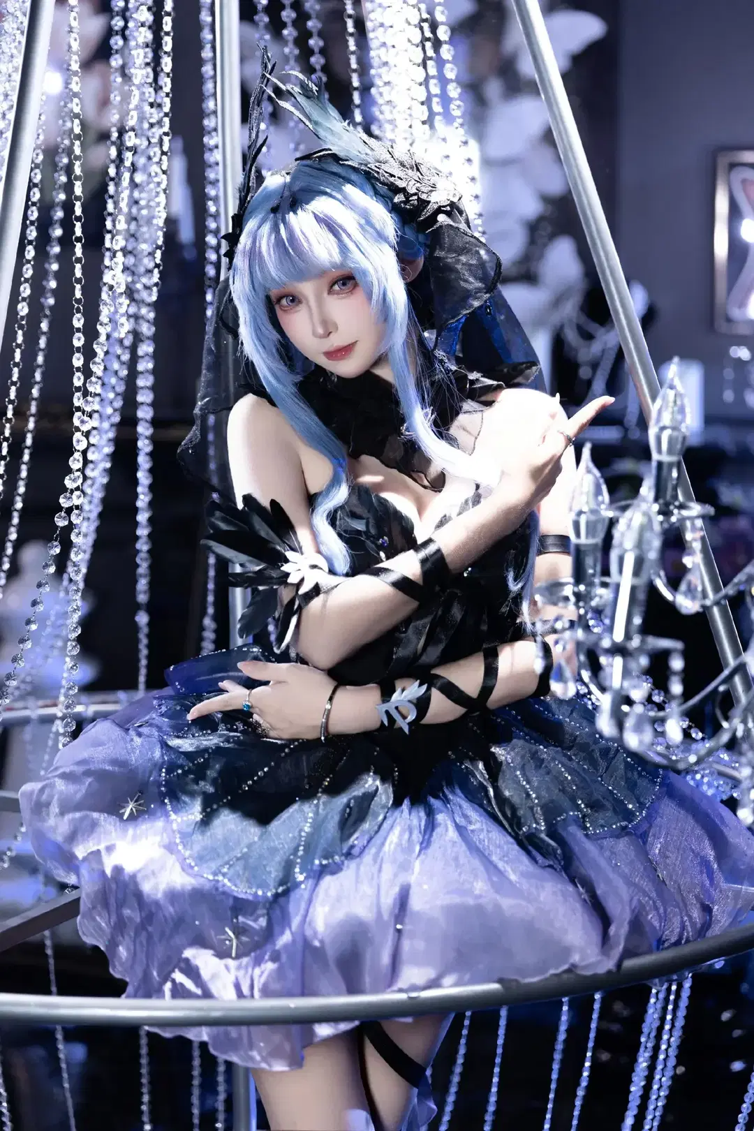 【ハメルコスプレ】『無期迷途』ハメルのダークなゴシック風スタイリング表現 - 青空（棚拍版） - 3枚目