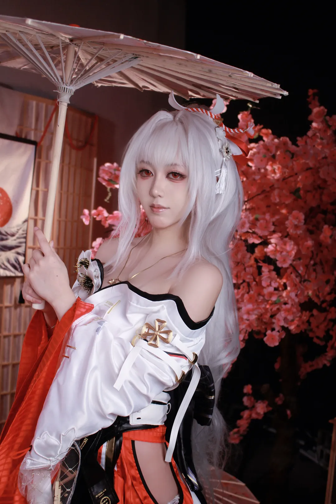 鸣潮, 二次元cosplay, 绯雪cos, 棚拍正片, 日式和风 - 第8张